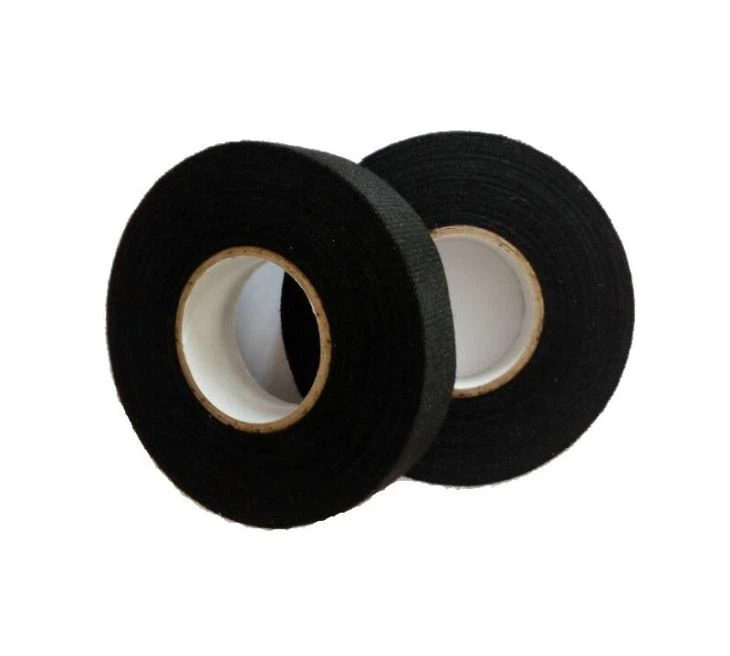 Black Cloth Auto Wire Harness Tape For Automotive