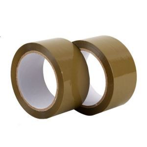 높은 접착제 힘 BOPP 담황색 테이프 브라운 테이프 브라운 Bopp 소포 포장 테이프