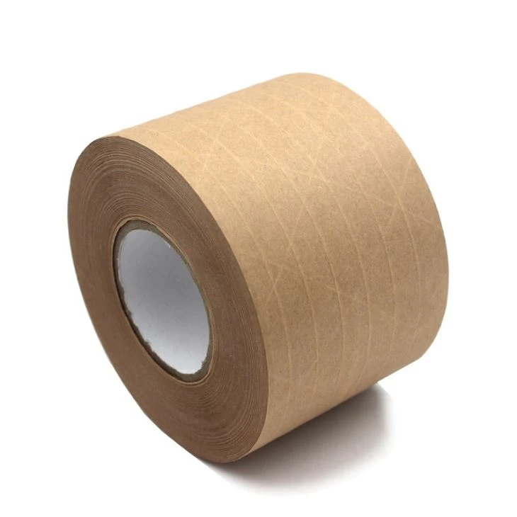 Reinforced Gummed Paper Tape Water Activated Kraft Paper Tape Packaging Tape